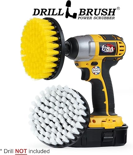 Miniatura 37 de Accesorios de cocina - Limpieza de ollas - Suministros de limpieza - Cepillo de taladro - Juego de cepillos de cocina y baño - Cepillo giratorio