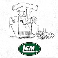 Vista 8 de Molinillo de carne eléctrico Big Bite de acero inoxidable, marca LEM Products