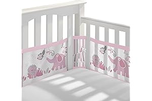 BreathableBaby breathable mesh crib bumpers braids