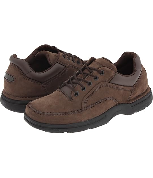 Rockport big bucks margin chocolate leather + FREE SHIPPING | Zappos.com