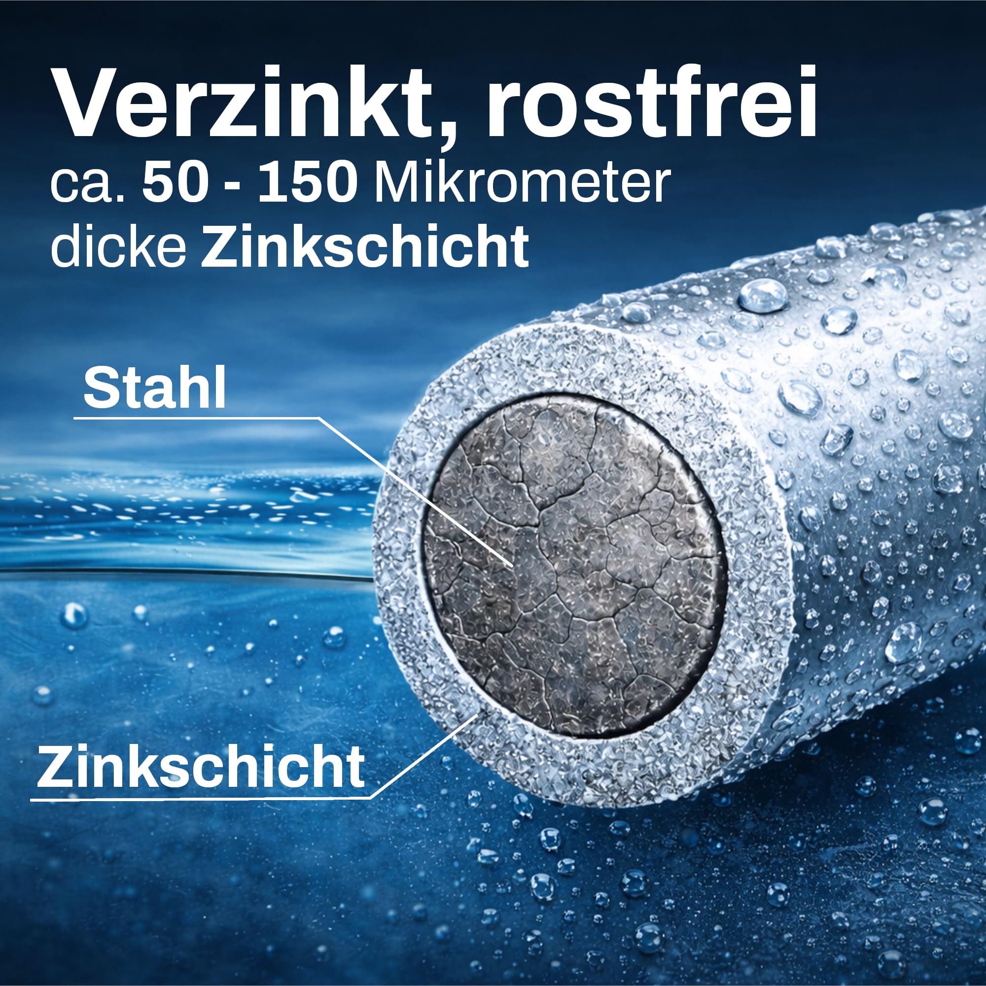 Wühlmausgitter, Volierengitter, Maulwurfsperre, Hasendraht, Drahtgitter, Schweissgitter Verzinkt Rolle Maschenweite 6 x 6 mm Länge 25 m Breite 1m Drahtstärke 0,6 mm