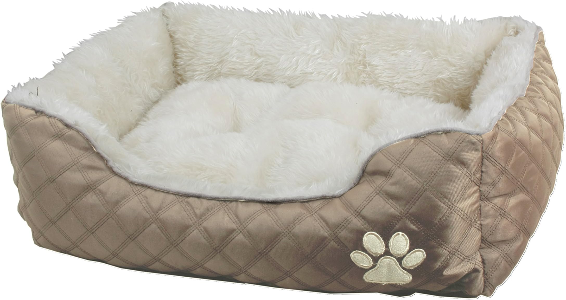 Handy Pets Richmond Pet Bed with Removable Inner Pad Gold (Small)