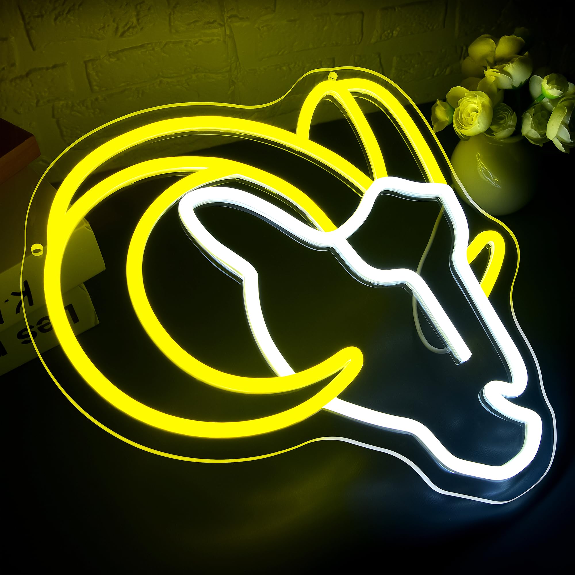 Insegna al neon per decorazione da parete con logo della squadra, luce al neon per uomo, luce LED dimmerabile, per sala giochi, sport, bar, camera da letto, fan del calcio, regali di compleanno