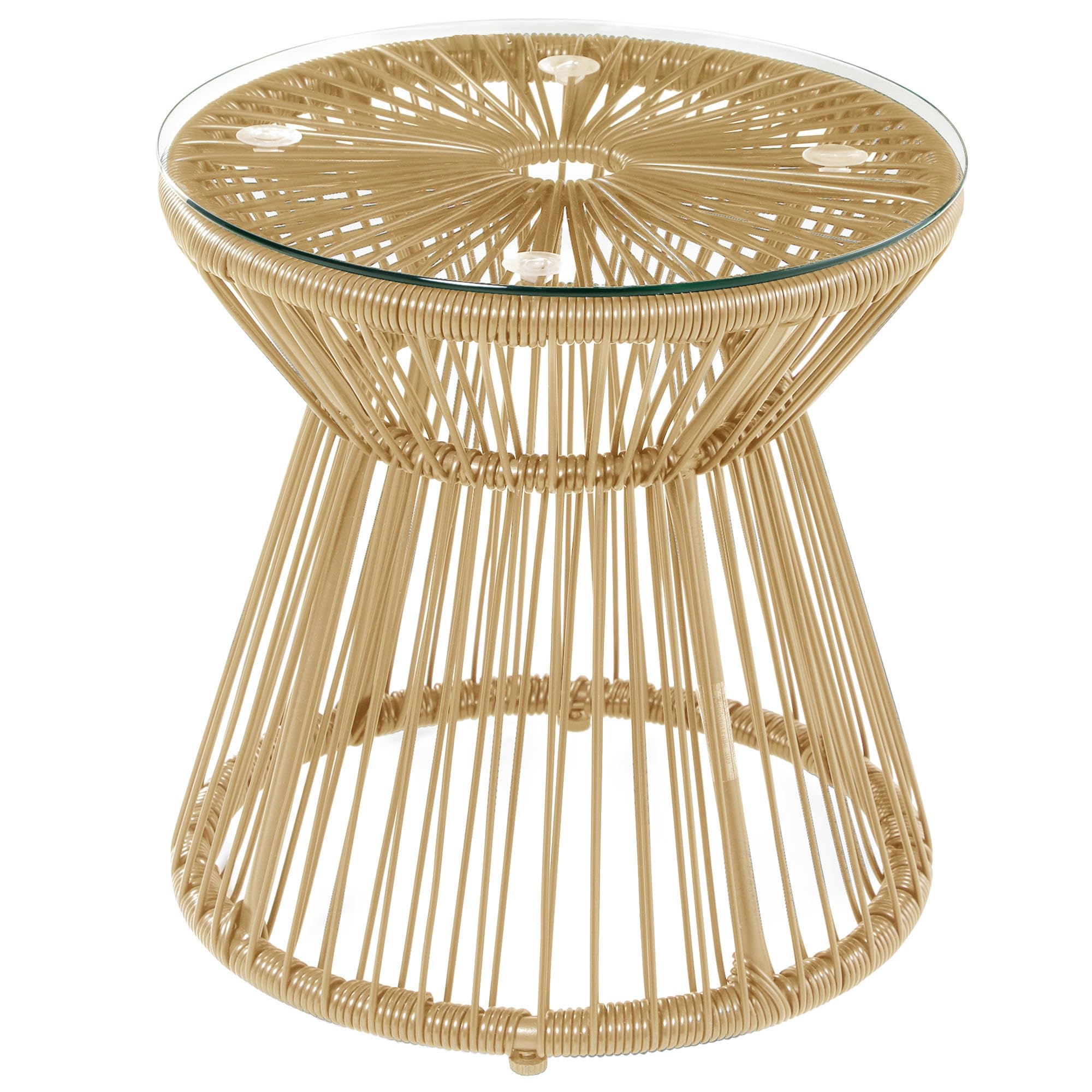 Outsunny Outdoor Coffee Table - Large - Natural