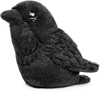 Amazon.co.jp: lilizzhoumax カラスのぬいぐるみ 鳥のぬいぐるみ
