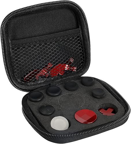 Miniatura 7 de TOMSIN Kit de botones magnéticos de repuesto para Xbox Elite Controller Series 2, incluye 6 joysticks de metal chapados, 4 palas, 2 almohadillas D,