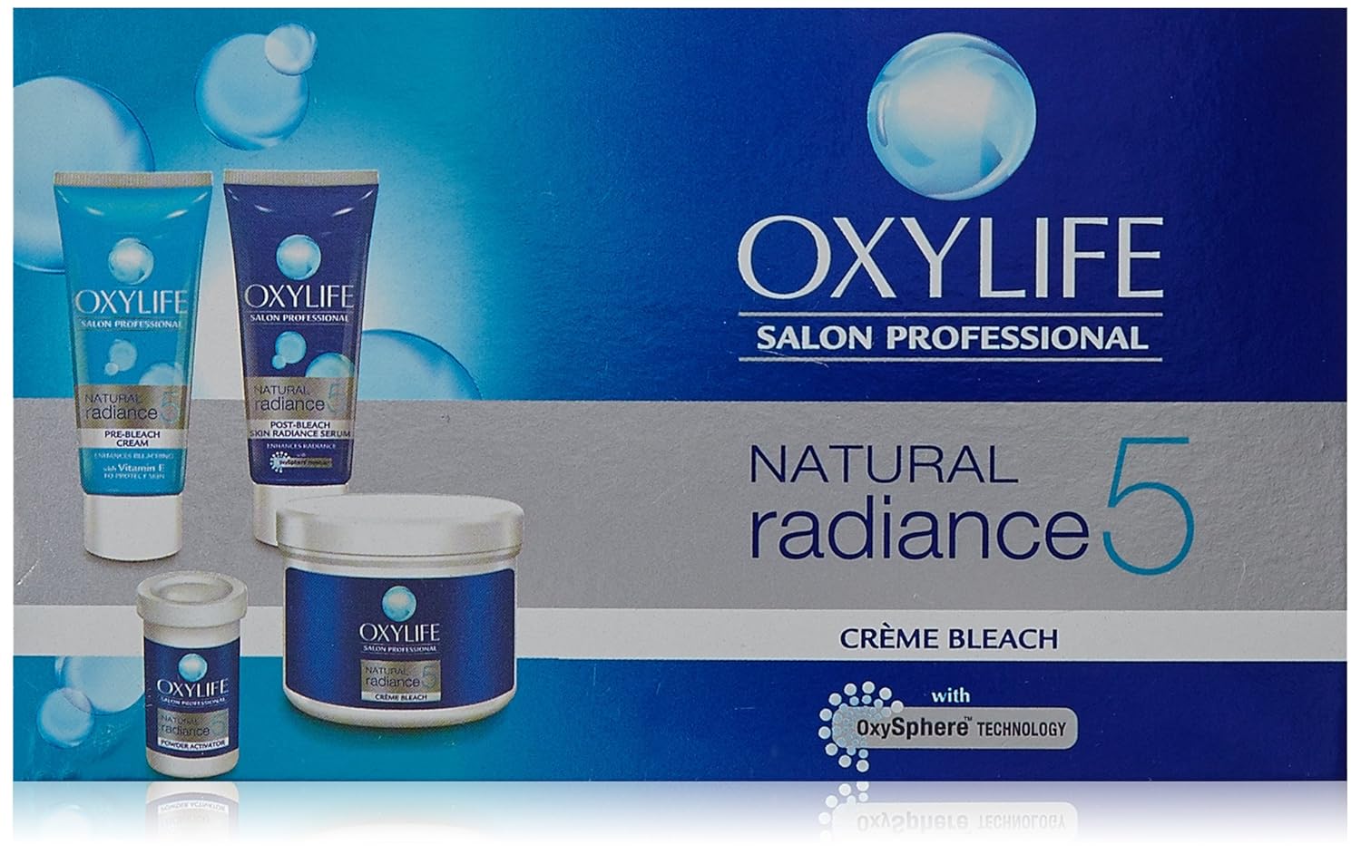 Fem Oxylife Professional Natural Radiance5 Creme Bleach 126 Grams by