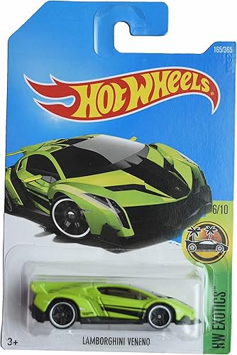 Hot Wheels Lamborghini Veneno, HW Exotics 610 verde 165365