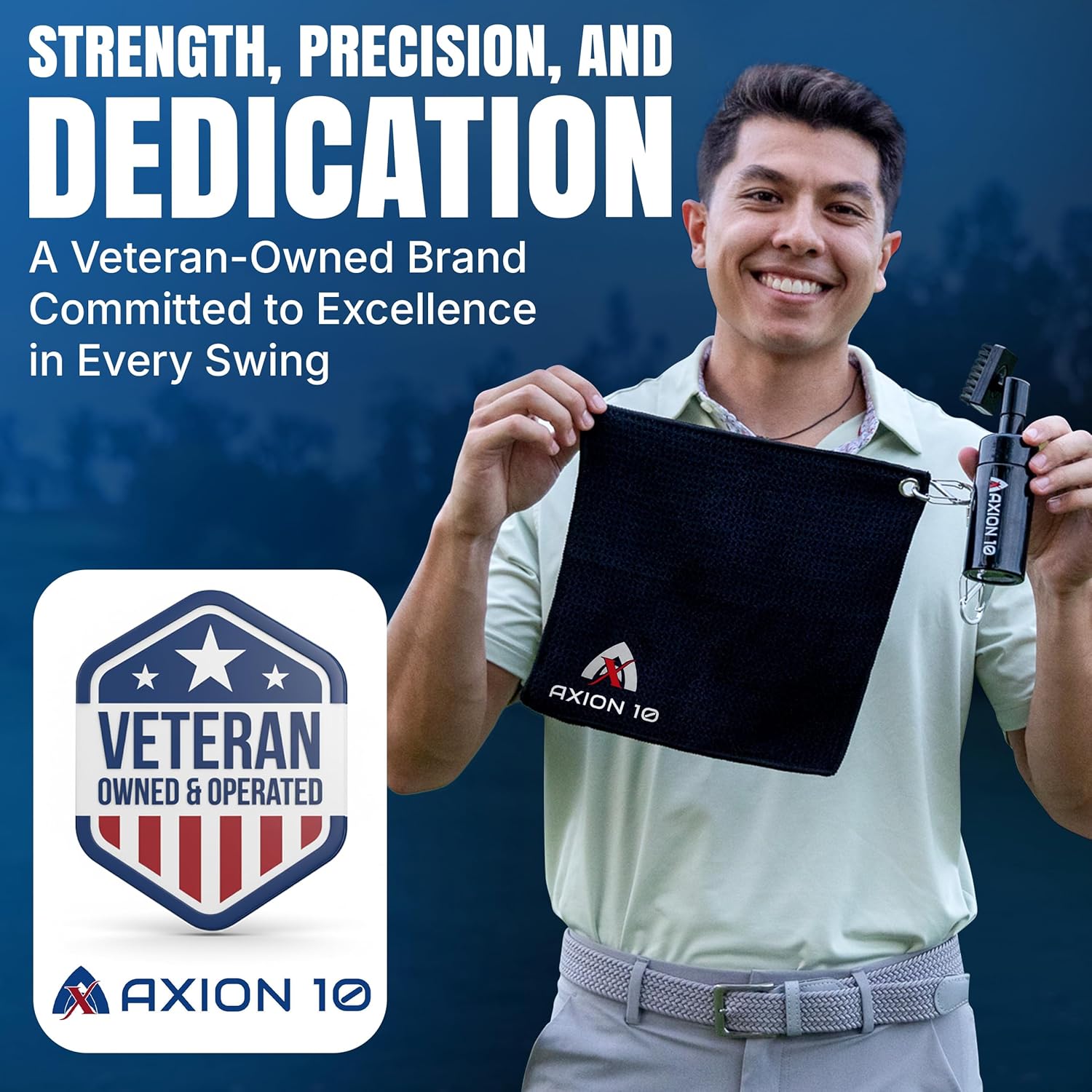 Golf Club Cleaning Brush – Premium Leak-Proof Water Golf Brush with Magnetic Clip & 13″ Towel, Nylon Bristle, Groove Cleaner Golf Club Cleaning Kit – Men’s Golf Accessories for Golfers - Image 5