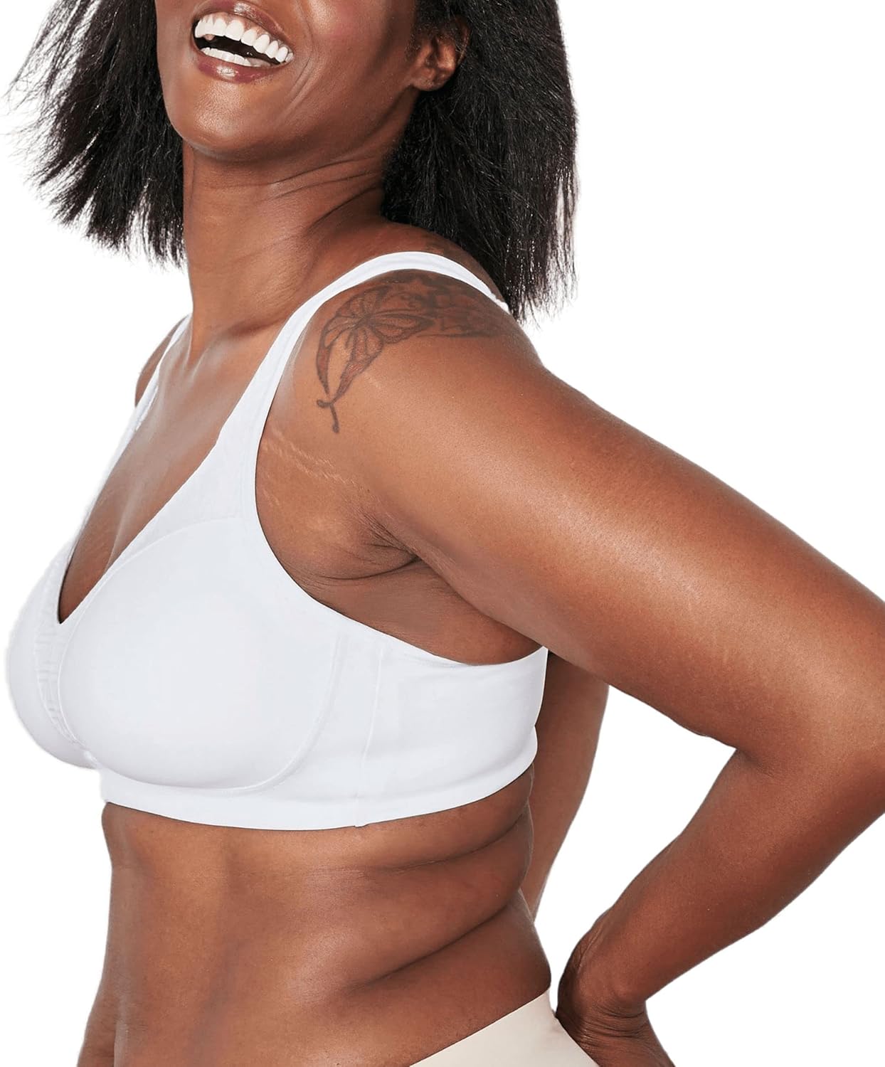 Playtex Womens Wireless Bra with Bounce Control, Full-Coverage Convertible Wireless T-Shirt Bra, Full-Support Wirefree Bra - Image 2