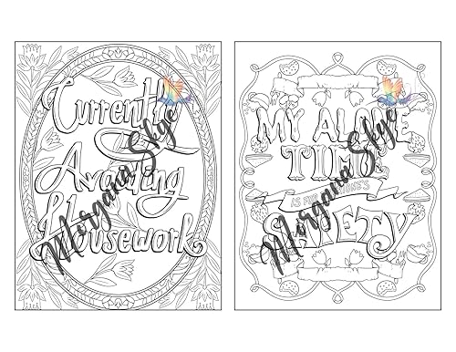 Miniatura 17 de Swear Word Coloring Book for Moms Motivational Quotes and Doodle Therapy for Stressed Out Moms Who Deserve a Break (and a Glass of Wine!)