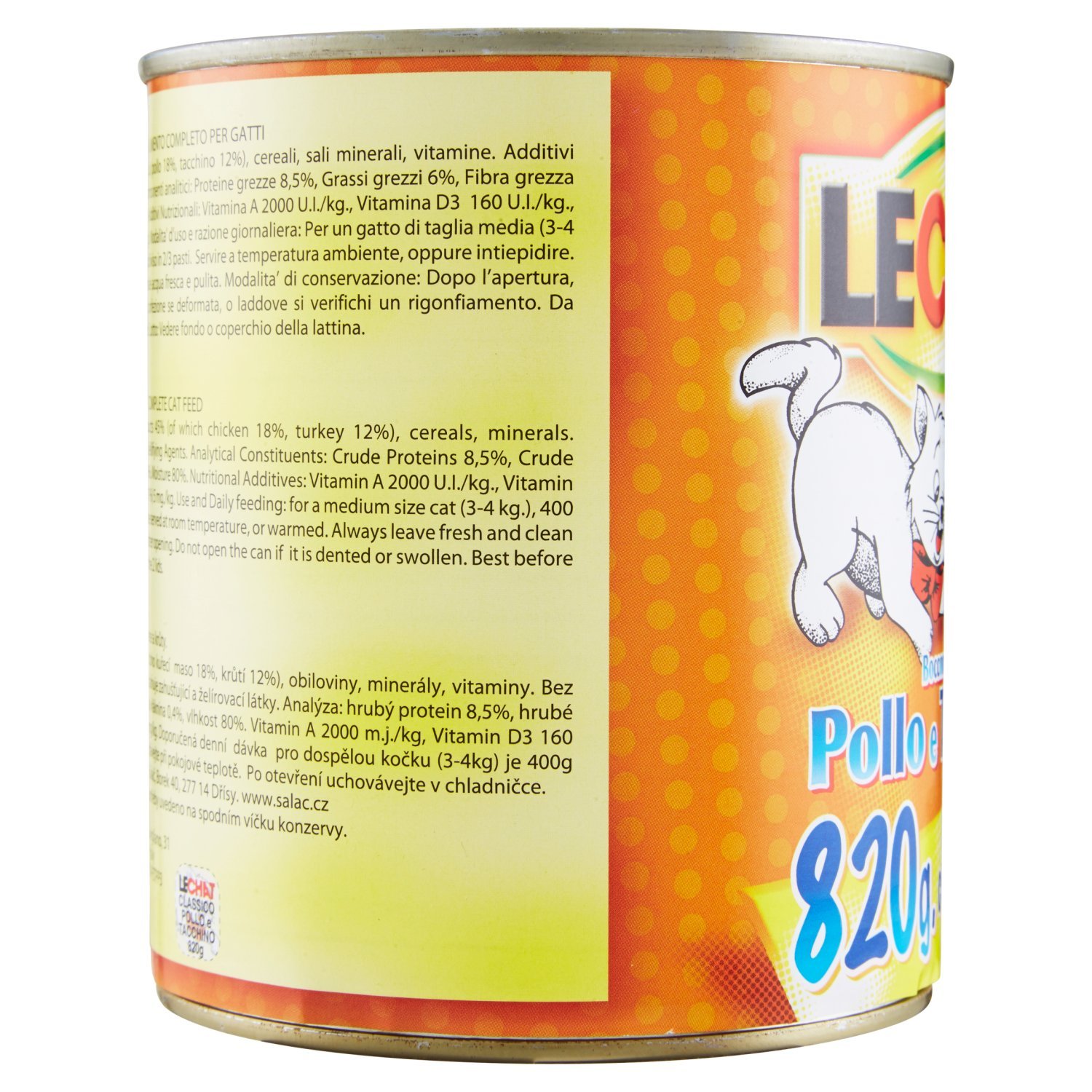 Lechat - Bocconcini, Con Pollo E Tacchino - 12 pezzi da 820 g [9840 g]