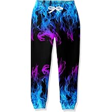 Idgreatim Boys Jogger Pants Size 6-16 Kids Graphic Sweatpants with Pockets | Soft breathable jogger pants with graphic prints, adjustable drawstring waist and pockets for school, play and daily wear