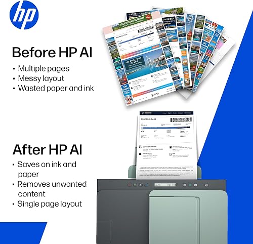 HP Smart Tank 7307 All in One Printer | Perfect for Home | Colour | Wireless | Print, Scan, Copy | Includes up to 3 Years of Ink | Refillable | Document Feeder | 2-Sided Printing | Easy Setup - 9