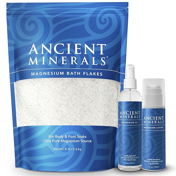 Ancient Minerals Magnesium Bath Flakes Magnesium Oil