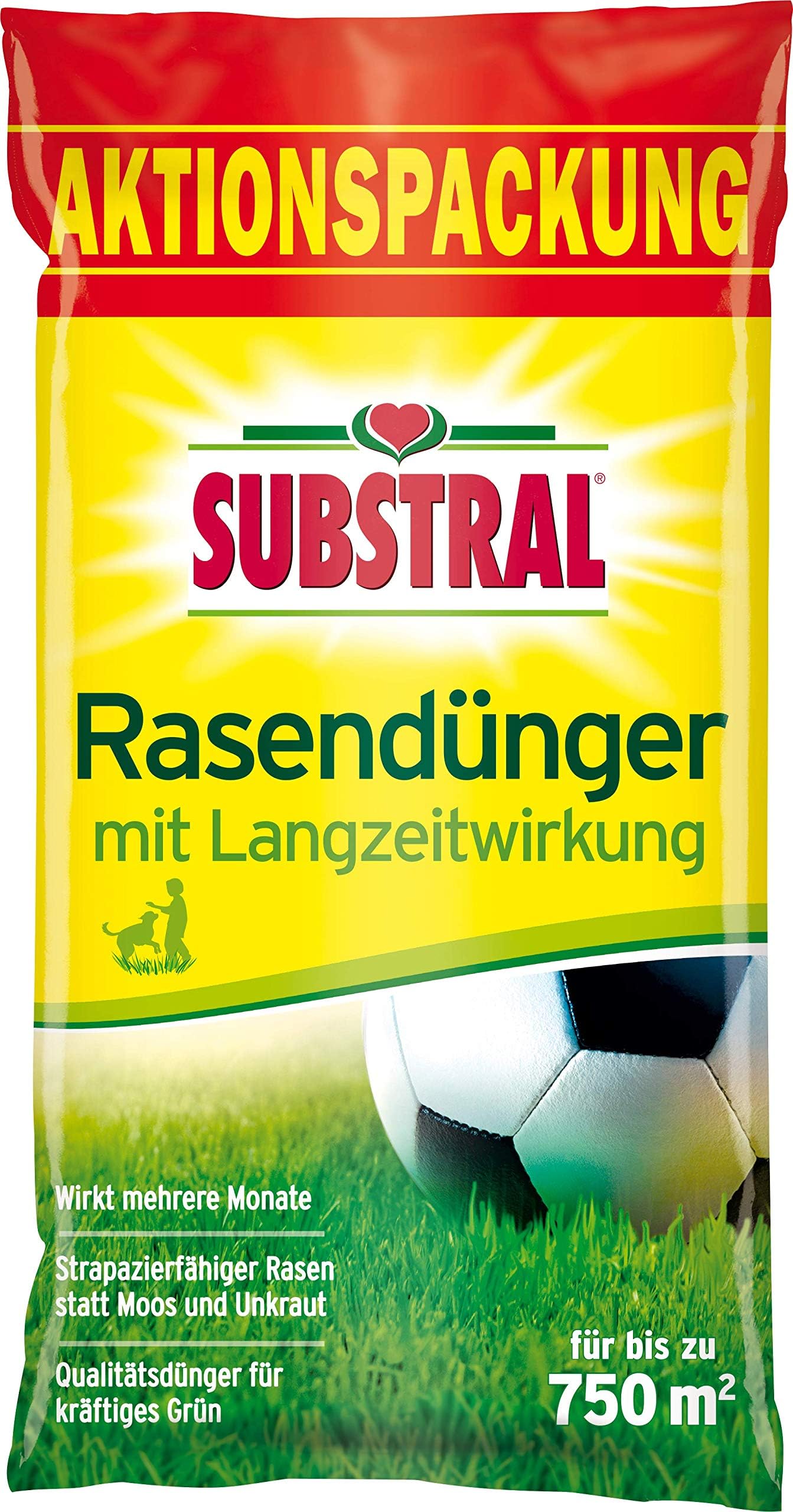 Substral lawn fertiliser with Long-lasting effect 750 m² - 15 kg