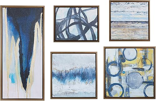 Madison Park Arte de pared para decoración de sala de estar, lienzo Galary, decoración moderna de comedor, baño, pintura lista para colgar, para