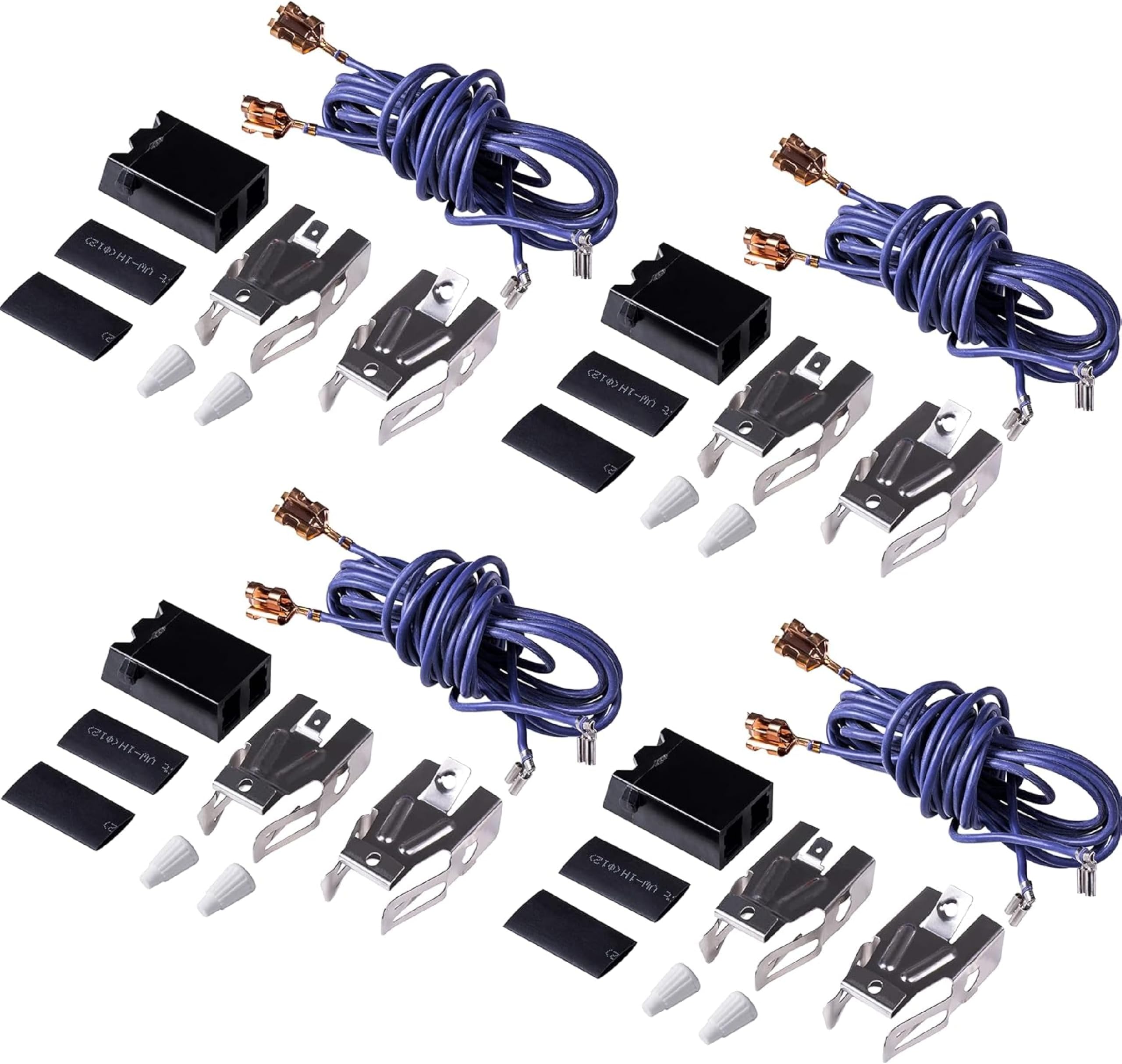 BlueStars WB17T10006 Terminal Block Kit - Compatible with GE Kenmore Hotpoint Ranges/Stoves/Ovens - Replaces AP3203326 WB17K10003 WB17T10009-4 Packs Range Surface Burner
