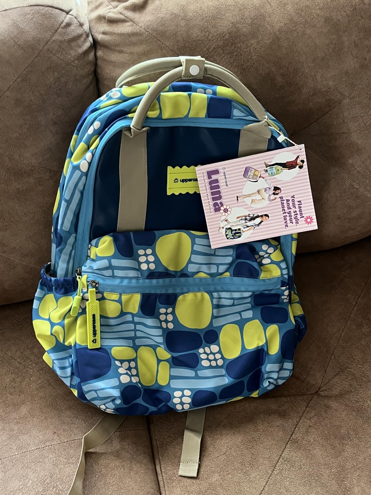 Luna 2024 Lime Backpack Primary School Bag