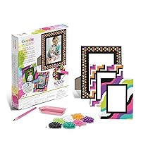 CRAYOLA Creations – Set Cornici Portafoto Personalizzabili con Cristalli Colorati, Attività Creativa e Regalo per Bambine, Diamond Painting, da 8 anni, 04-2916