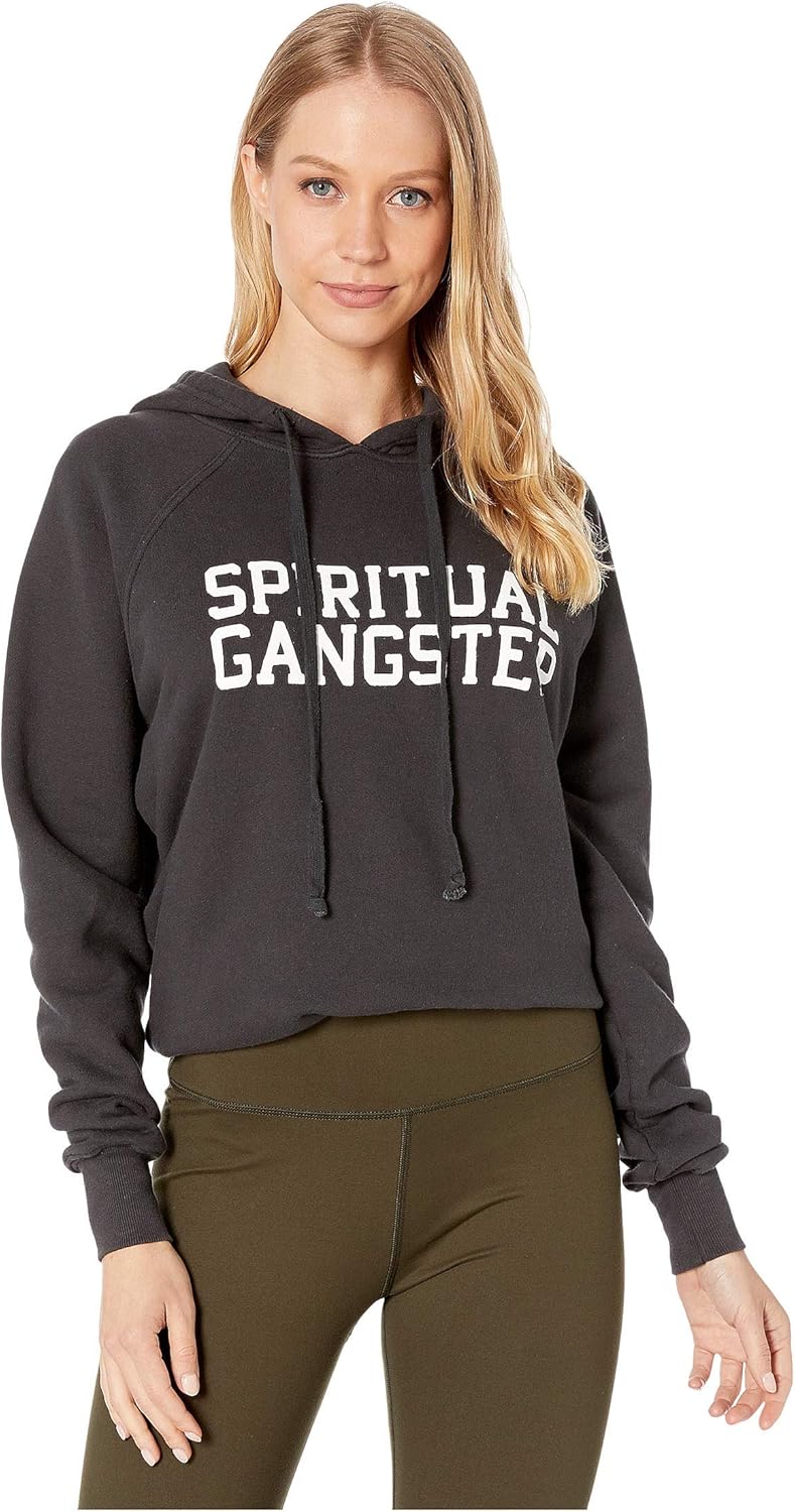 spiritual gangster varsity sweatshirt