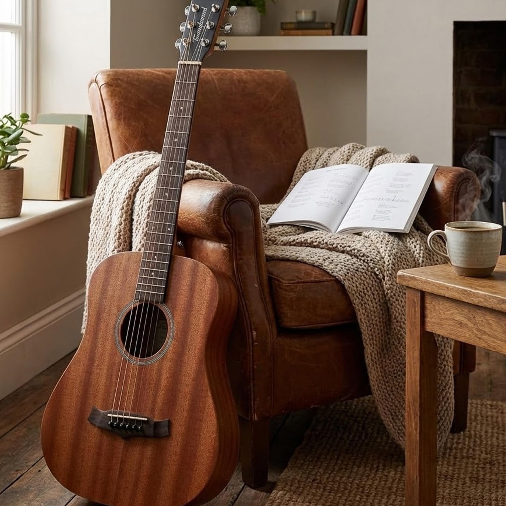 Amazon.com: Tanglewood TW2T Winterleaf Mahogany Travel-Size