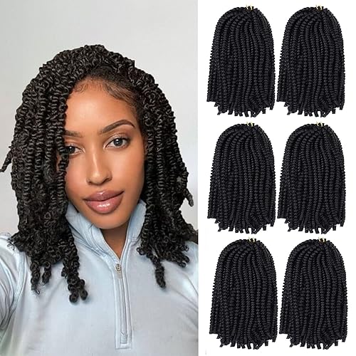 6 Packs Spring Twist Braiding Hair Spring Twists Twist Hair