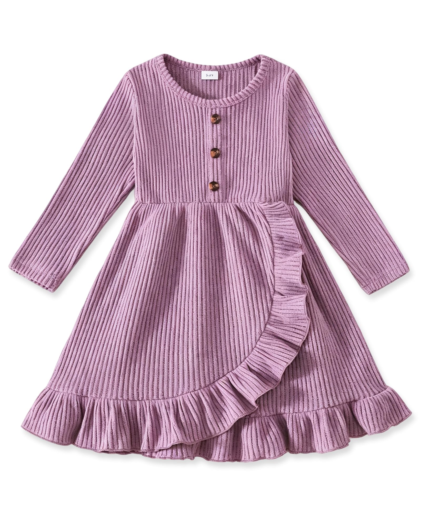 Toddler Girl Dresses 18Months-6Years Casual Fall Winter Knit Outfits