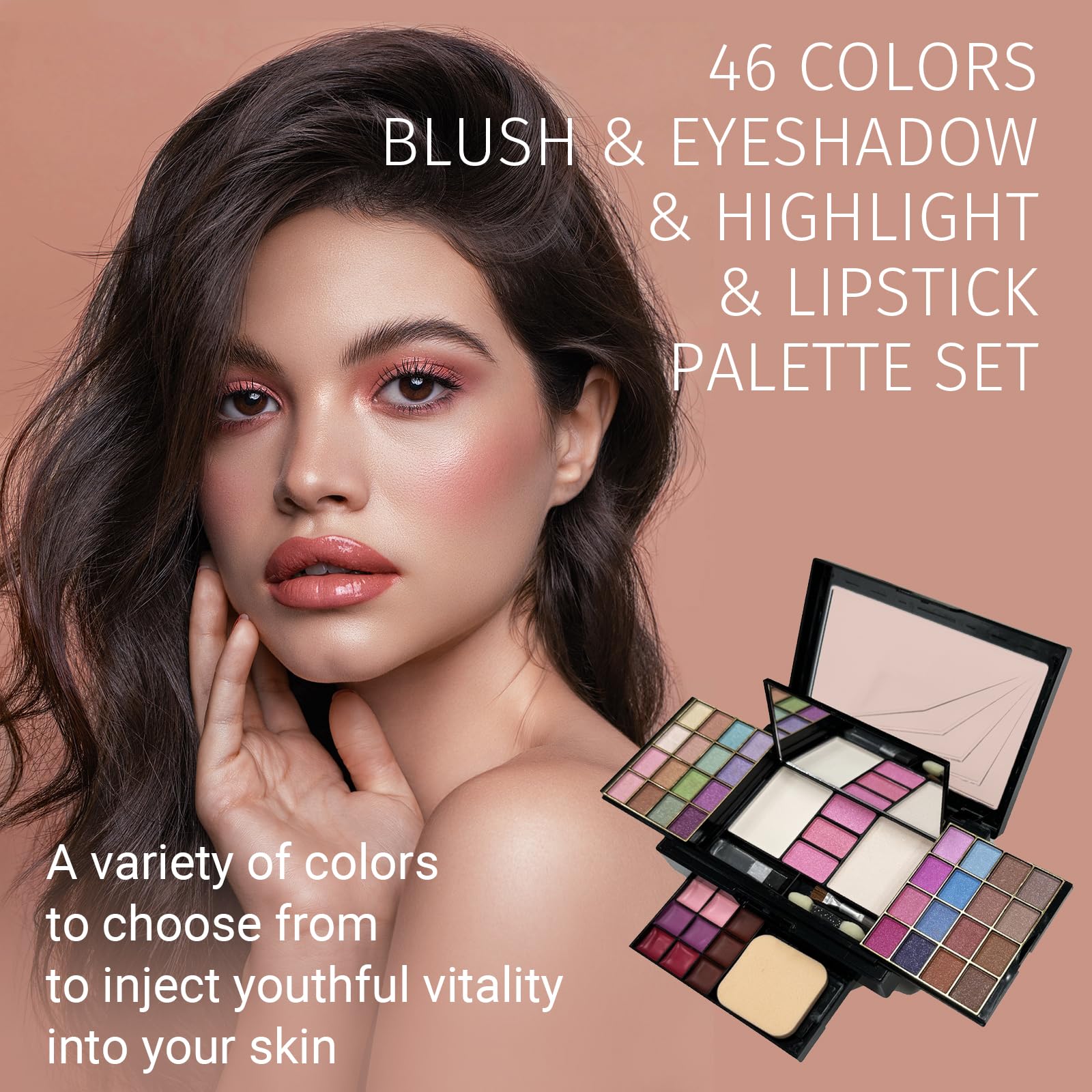 All-in-one Makeup Set Gift, Make-Up Sets, Makeup Kit for Women Make up Set for Traveling Long Lasting - Image 4