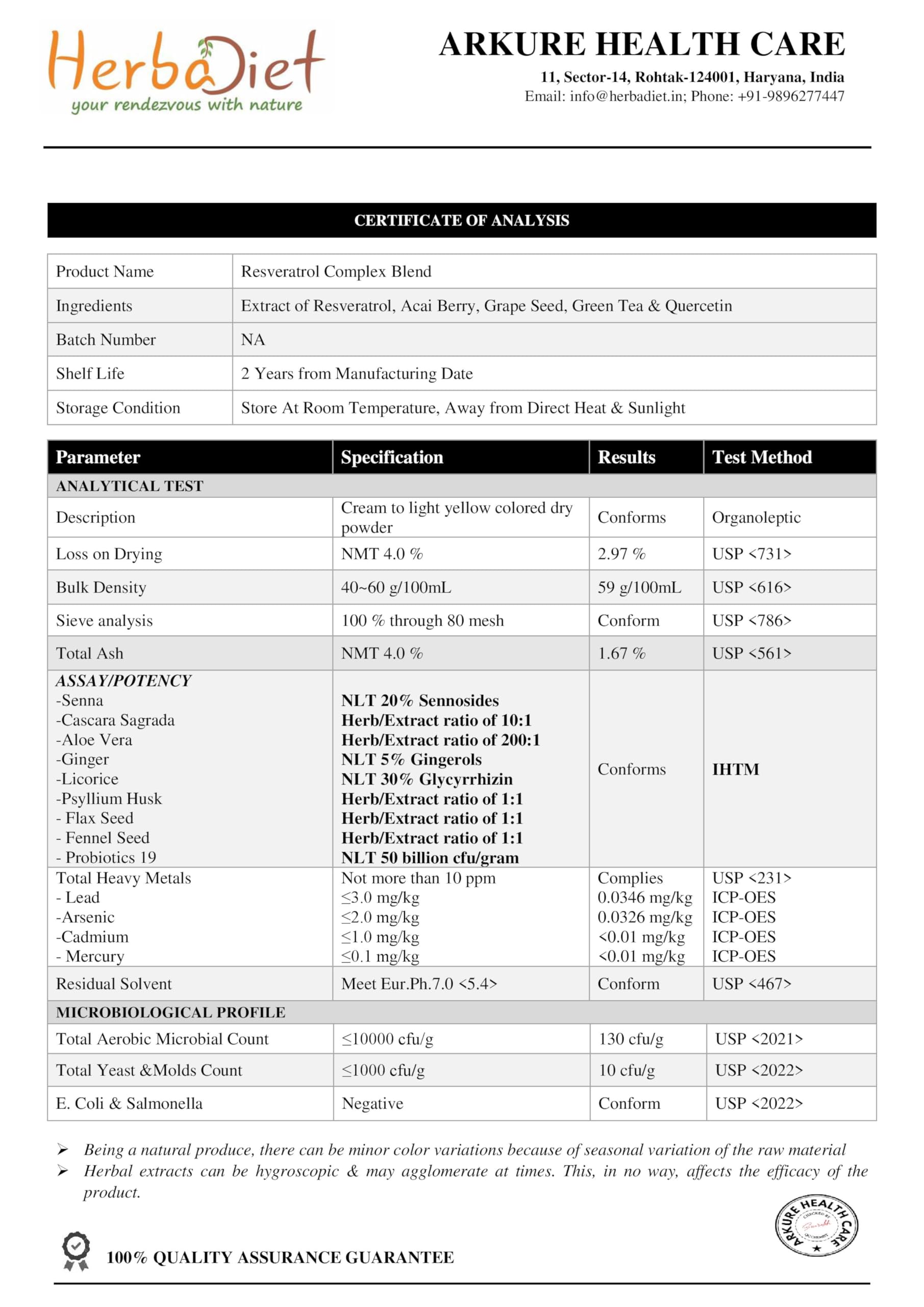 Herbadiet Resveratrol Complex 60 Capsules|With Extracts Of Acai Berry,Green Tea&Quercetin|Immune Support,Antioxidant,Heart Health Supplement — Amazon image 4