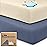 2-Pack Waterproof Pack and Play Sheets, Mini Crib Sheets Fitted for Boy, Girl - 38 x 26 Viscose from Bamboo Pack N Play Mattress Sheets for Graco, Toddler Playard Baby Crib Sheets Neutral(Maritime)