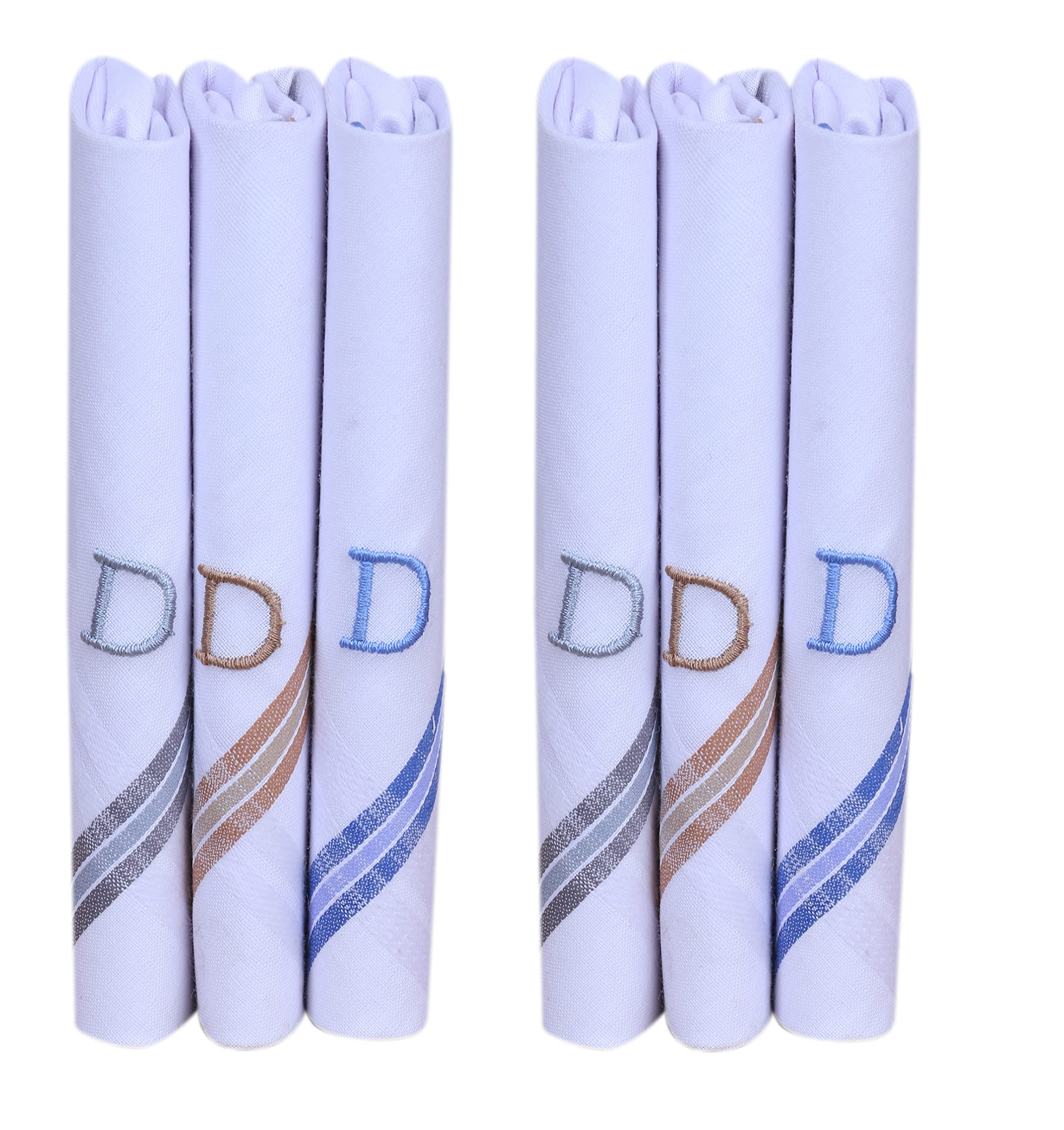 Johnnie Boy handkerchief for men & boys with alphabets embroidery