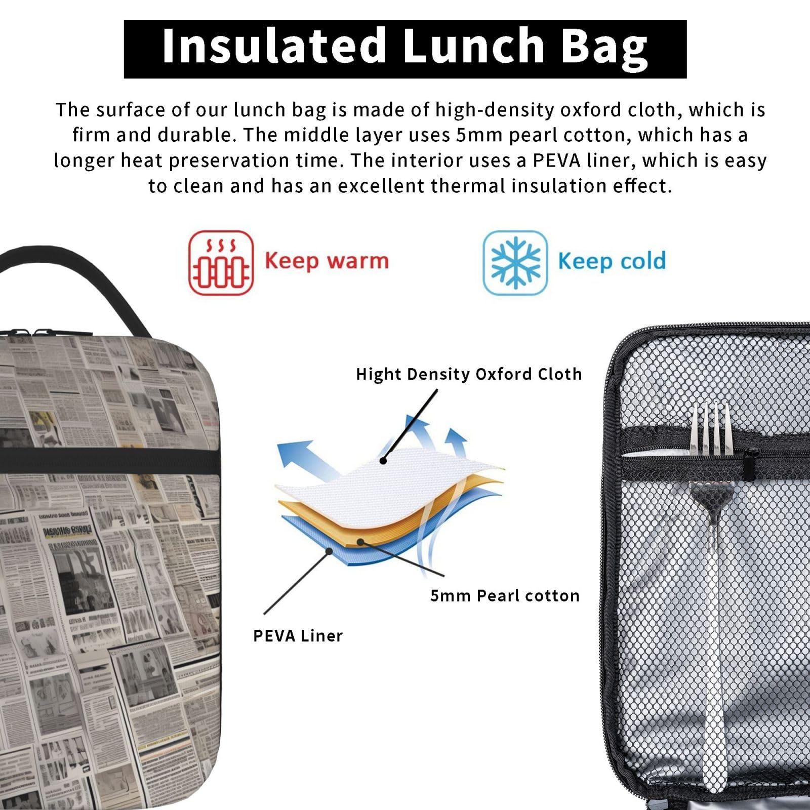 Sunsets Lake Horses Lunch Bag Per Le Donne Stampa Isolata Lunch Box Con Tasca Laterale Pranzo Tote Borse Per Il Lavoro Picnic