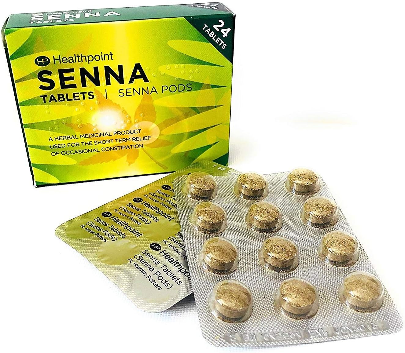Senna Pods Herbal 20 Laxative Tablet Relieve Constipation in Adults