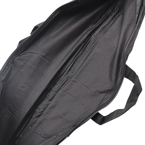 Xiuganpo Sac de Rangement Erhu Chinois Noir, Toile Résistante à la Pluie, Longue