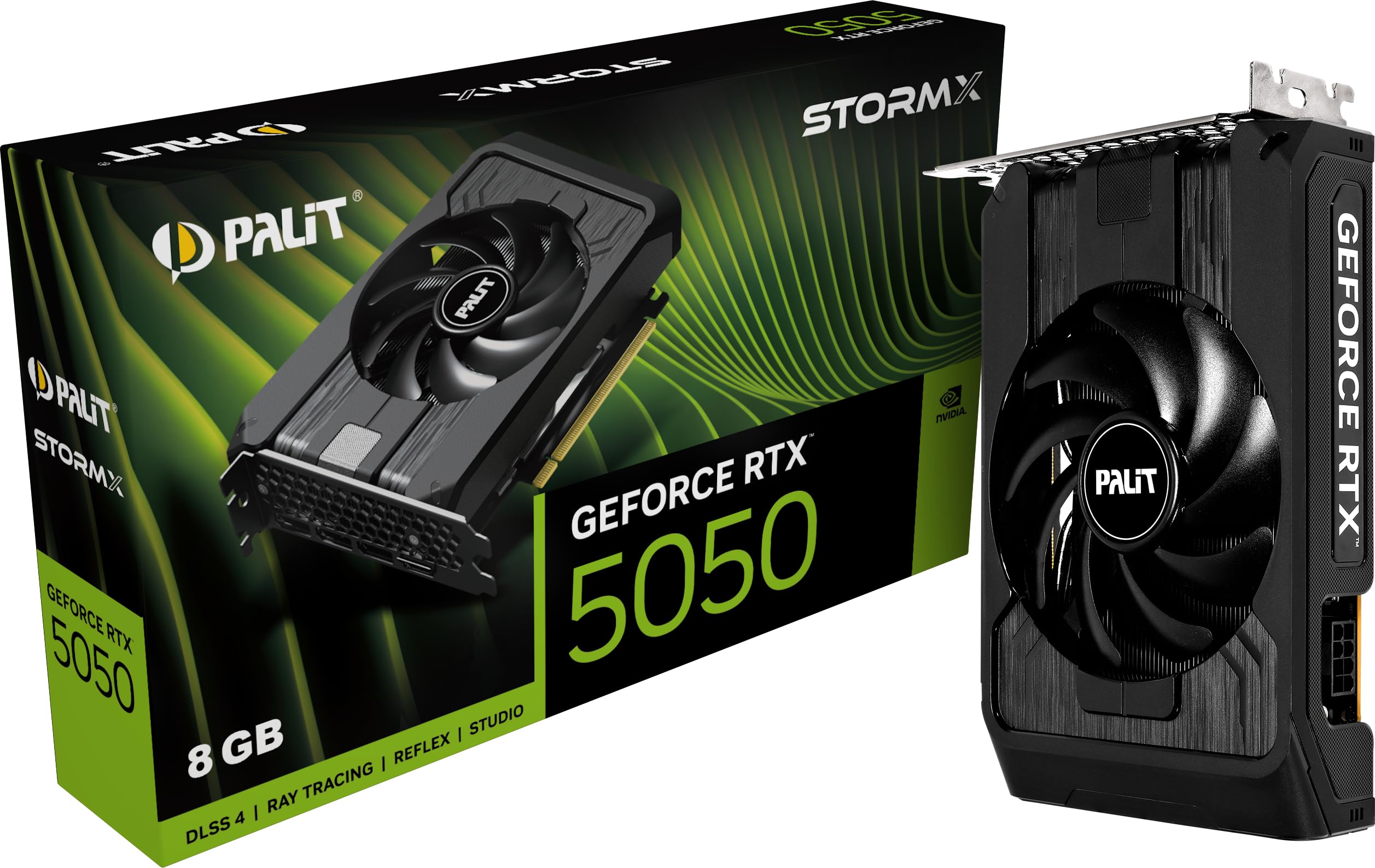 GeForceRTX5050 PALIT GDDR6 8GBグラフィックボード Amazon | Palit(パリット) GeForce RTX5050 StormX 8G / NE65050019P1
