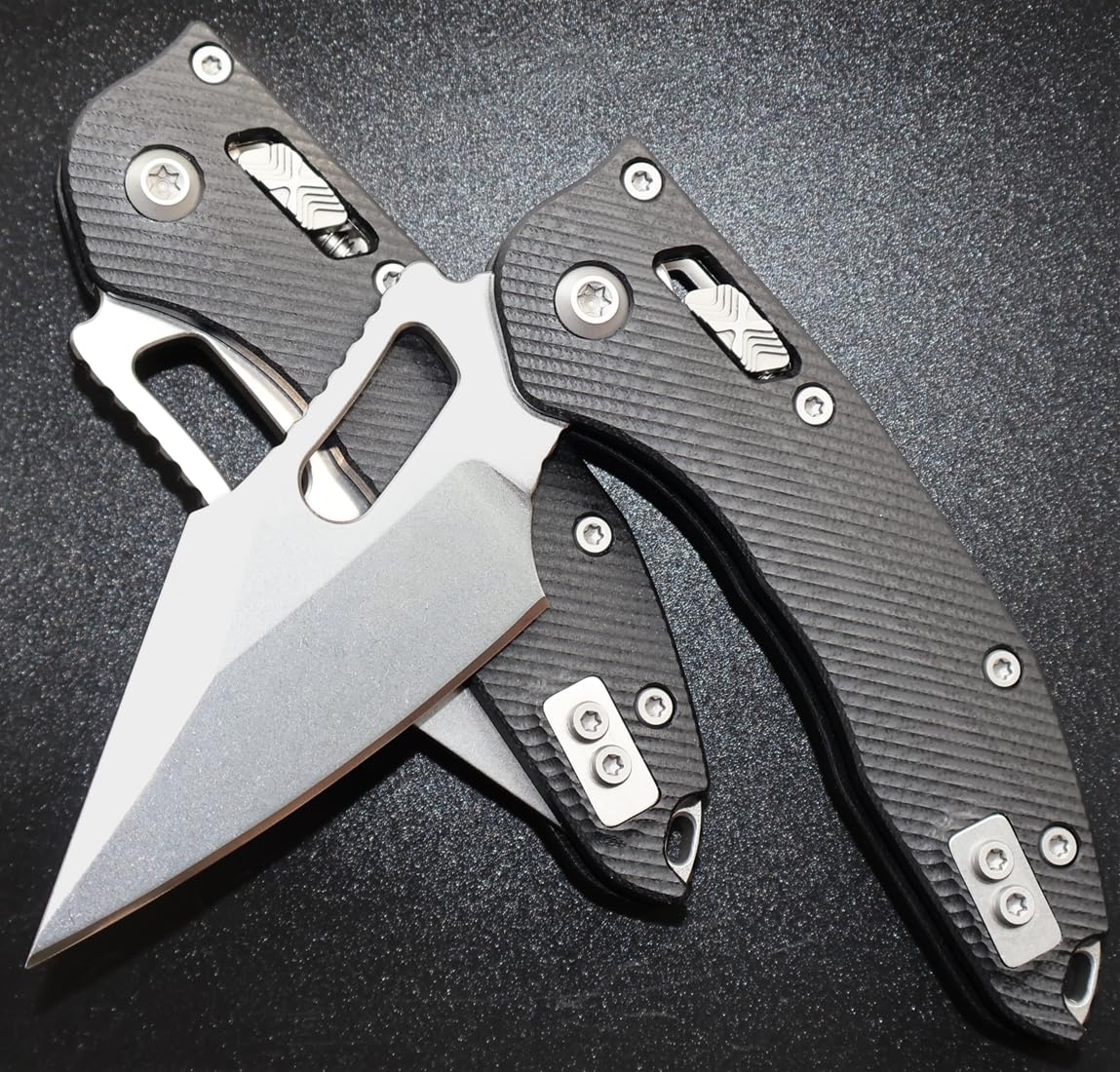 Generisch TEERMA W76 rein manuelles Klappmesser - 3,15 in - rechtmäßig mitführbar in Deutschland - geeignet für Outdoor, Camping und Survival, D2-Stahl mit G10-Griff (Sägeklinge)