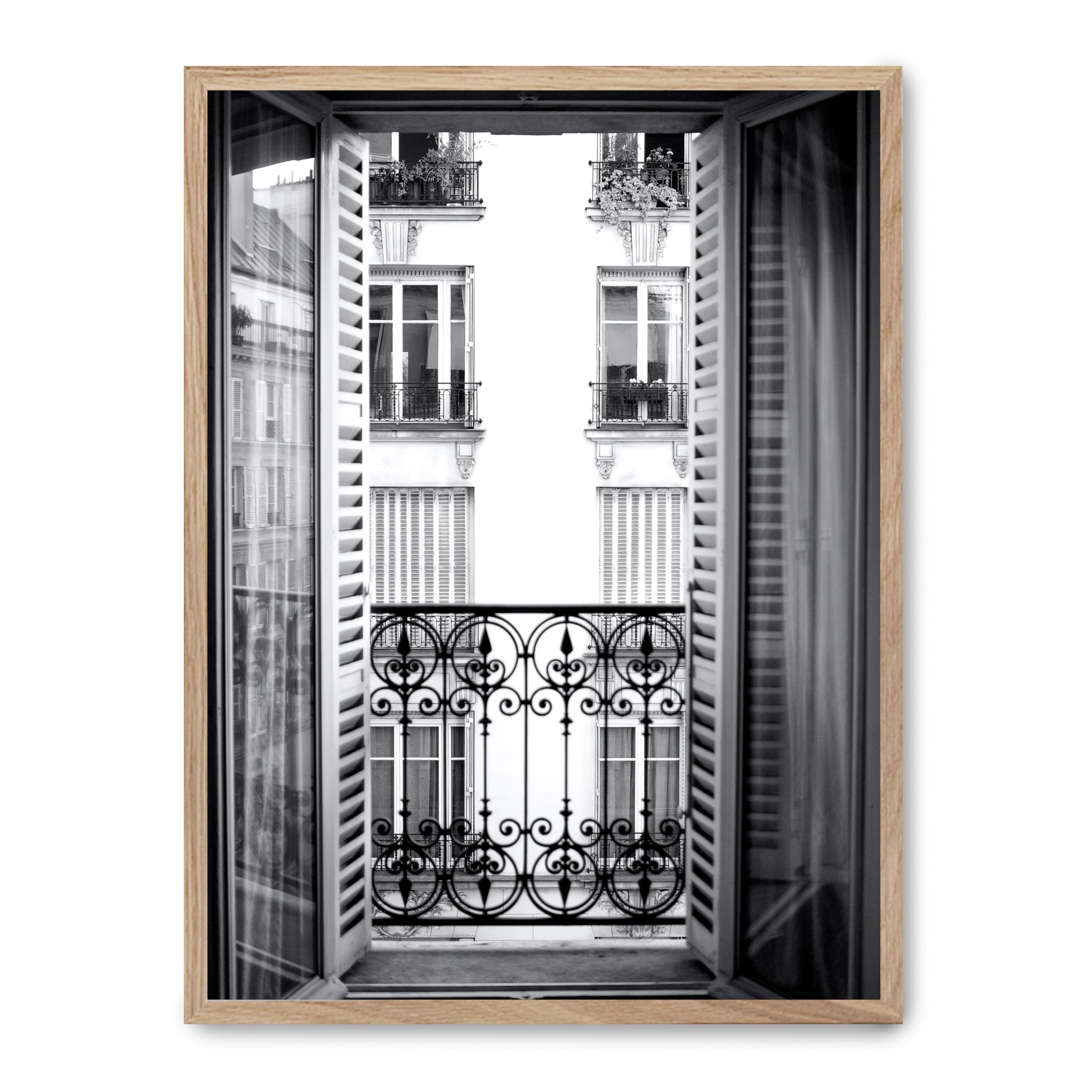 Cuadro parisian window FASE5 rompre la monotonie d'un mur blanc vide