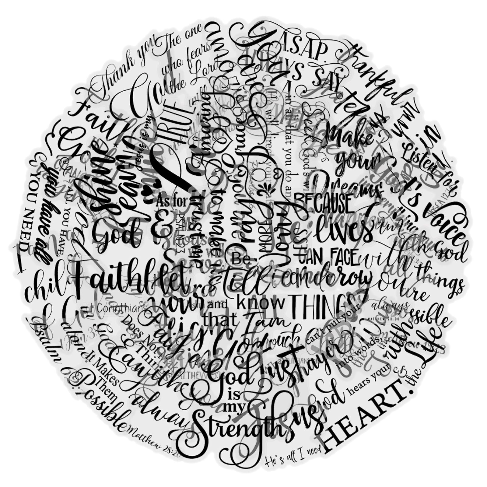 Christian Stickers for Laptop(50 PCS),Gift for Children Teens Adults Girl Boys,Bible Verse Jesus Waterproof Stickers for Skateboard,Scrapbook,Bike,Phone,Computer,Luggage Water Bottle Guitar