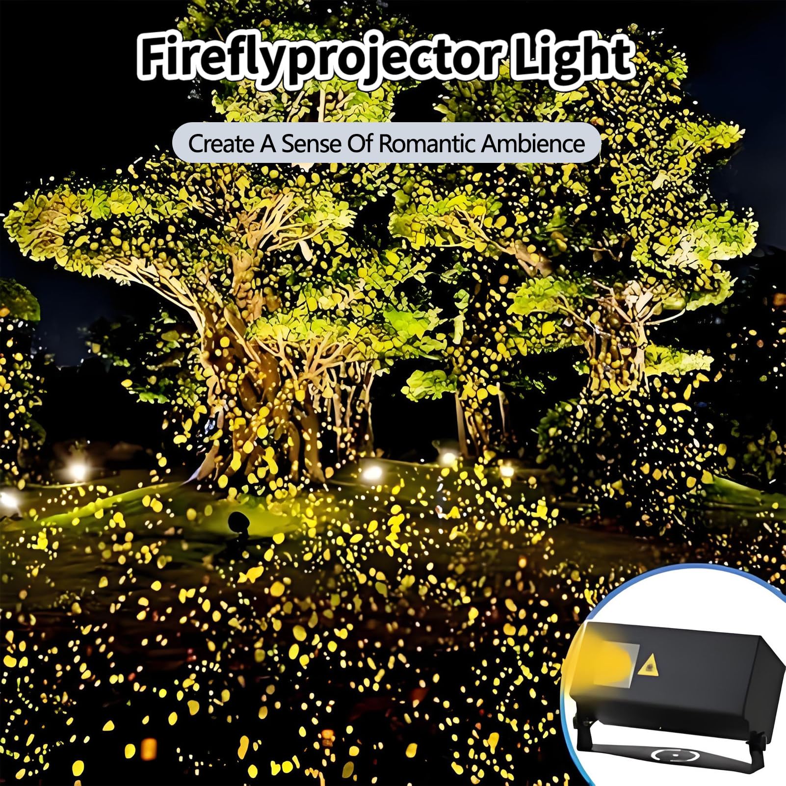 Proiettore di luci Natalizie, proiettore di Stelle Firefly Garden Lights, con Telecomando, IP65 Impermeabile, per Giardino, Cortile, Feste, Decorazioni Natalizie. Blue