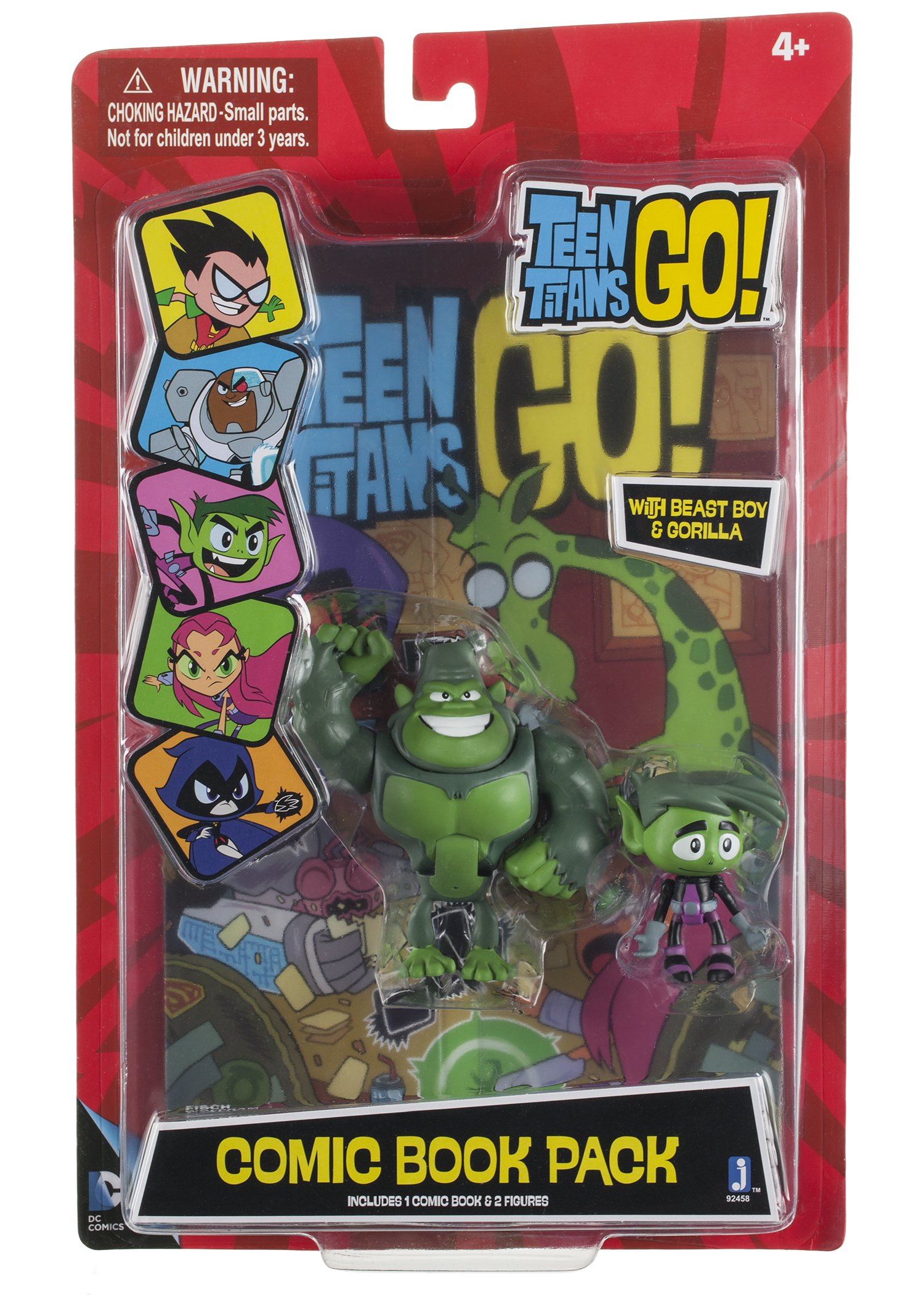 Teen Titans Go Beast Boy Embalagem de quadrinhos | Amazon.com.br