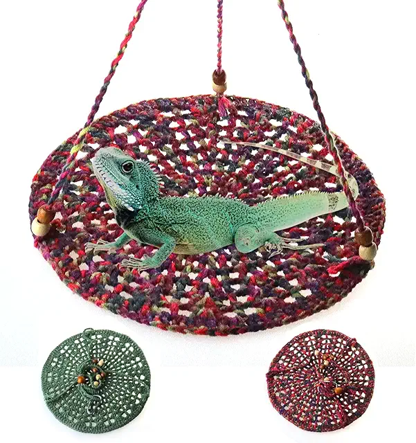 NANEEZOO Reptilien-Hängematte 2er-Set für Chamäleon-Terrarien