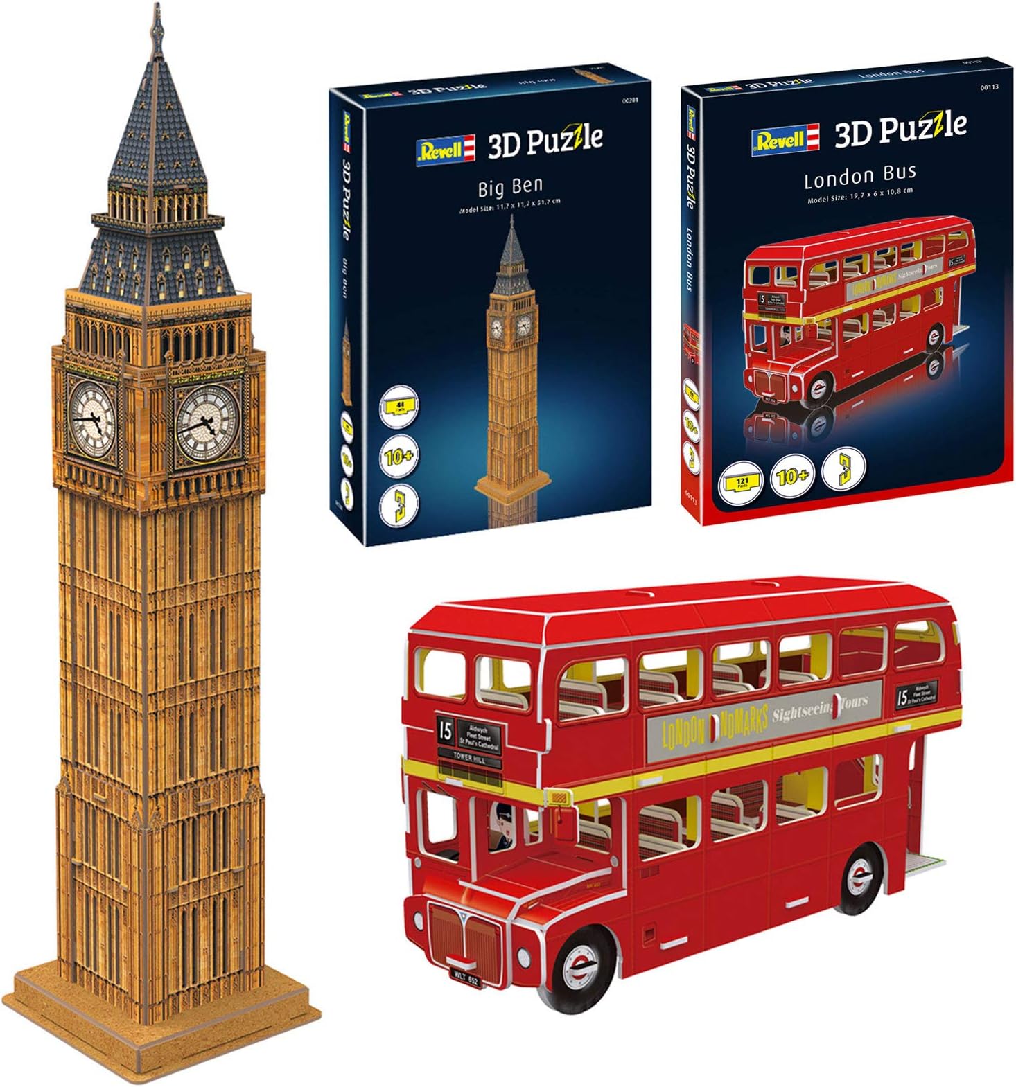 Revell Big Ben & London Bus 3D Puzzles