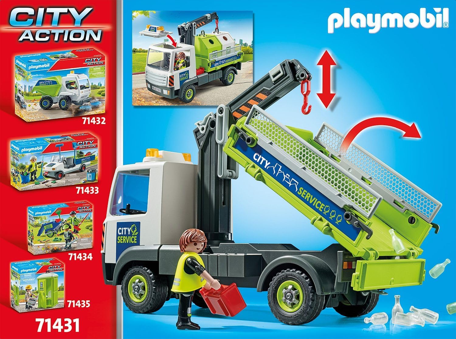 PLAYMOBIL City Action 71431 Truck Transport Bin