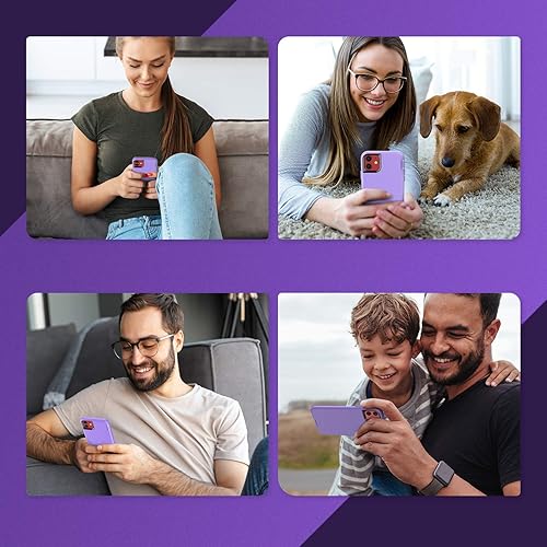 Miniatura 7 de ORIbox Funda para iPhone 11, protección contra caída de 10 pies, grado militar, suave al tacto, exterior de silicona líquida, resistente a golpes,