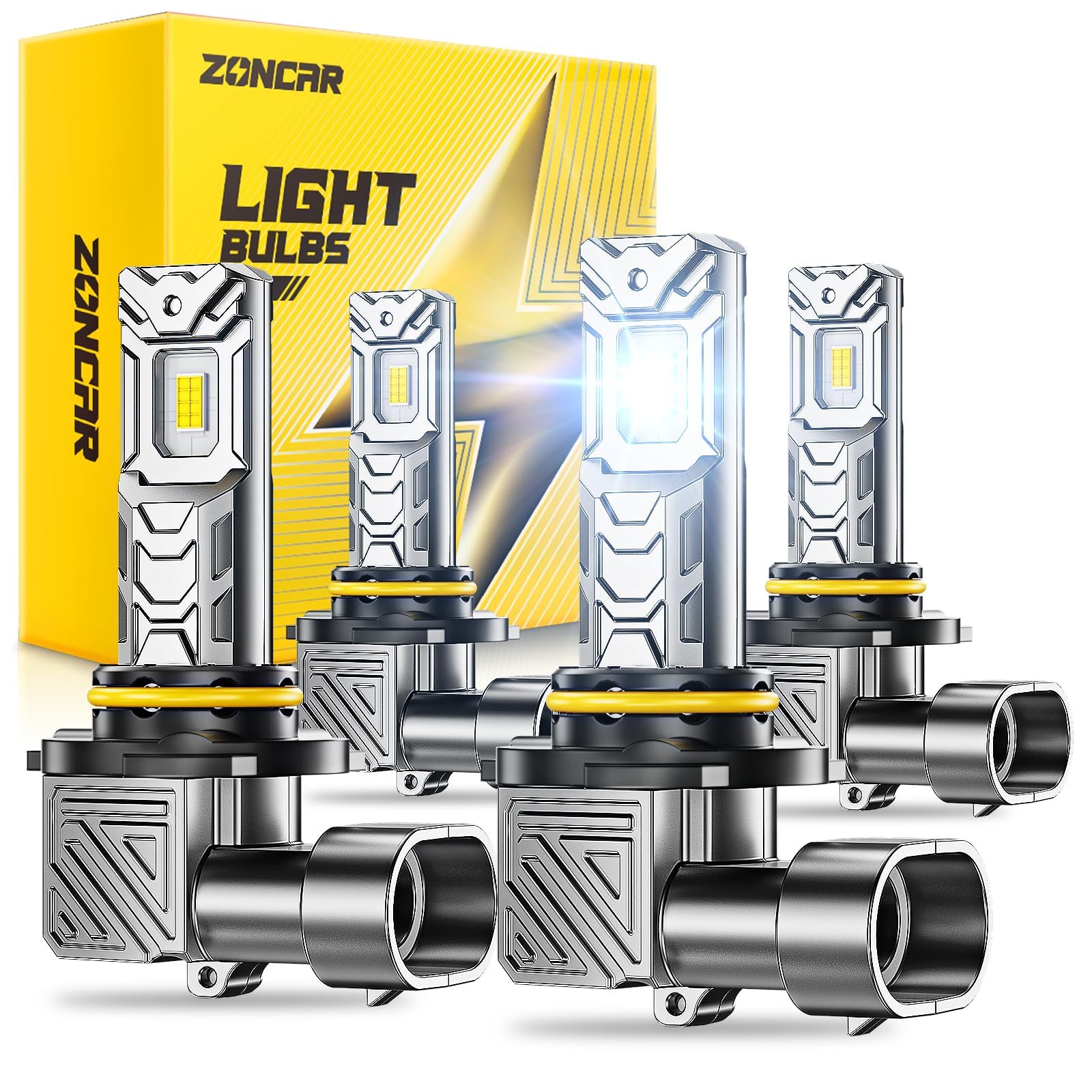 ZonCar 9005 9006 Fog Light Bulbs Combo
