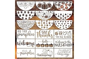 18 Elegant Fall Stencils for Painting on Wood