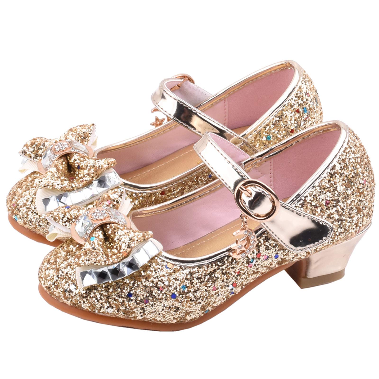 Chaussures de princesse pour fille - Chaussures à talons hauts - Chaussures de loisirs - Chaussures pour enfants - Ballerine - Performance - Chaussures de mariage - Chaussures de princesse -