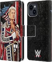 Vista 109 de Head Case Designs Officially Licensed WWE American Nightmare Flag Cody Rhodes Leather Wallet Case Compatible with Apple iPhone 7 Plus/iPhone 8 Plus