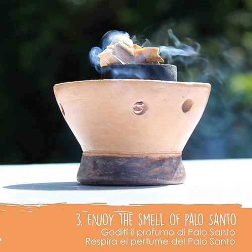 Miniatura 6 de PALOSANTO - Incienso Palo Santo Amarillo - 80Gr - Granos de incienso naturales para meditación, relajación y alivio del estrés - Cosechado silvestre